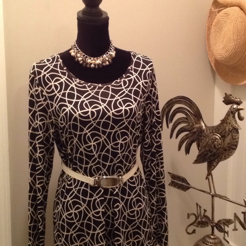 Adrianna Papell Silk Dress - Picture 4 of 5